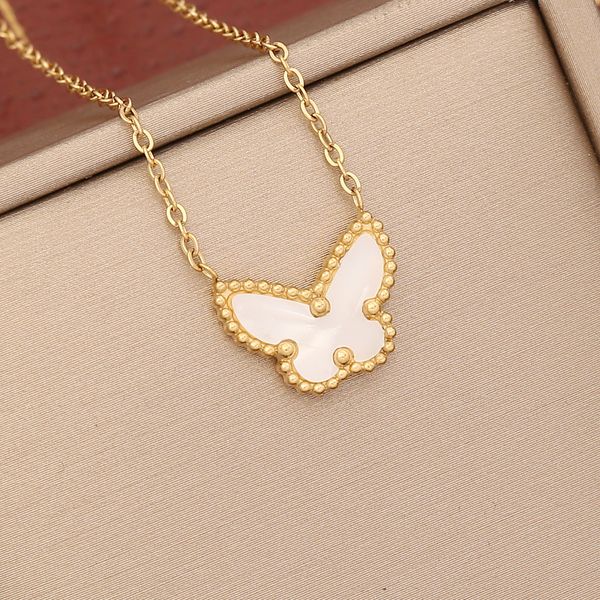 classic design colorful butterfly clover pendant necklace beautiful women gift jewelry, Silver
classic design colorful butterfly clover pendant necklace beautiful women gift jewelry, Silver