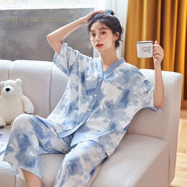 women's sleepwear spring summer brand short sleeved japnese kimono pj womens pajamas sets black nightwear capris sleepwear lounge homew, Black;red
women's sleepwear spring summer brand short sleeved japnese kimono pj womens pajamas sets black nightwear capris sleepwear lounge homew, Black;red