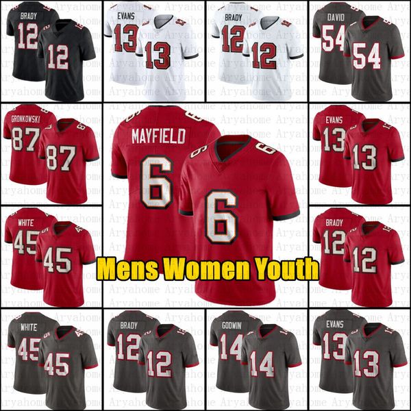 tom brady 6 baker mayfield bucs football jersey rob gronkowski mike evans devin white chris godwin vita vea tristan wirfs winfield jr calija, Black;red
tom brady 6 baker mayfield bucs football jersey rob gronkowski mike evans devin white chris godwin vita vea tristan wirfs winfield jr calija, Black;red