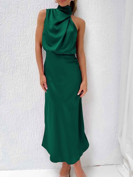 casual dresses foridol one shoulder turtleneck tank satin women party dress robe zip sleeveless elegant vintage folds women clothing 230515, Black;gray
casual dresses foridol one shoulder turtleneck tank satin women party dress robe zip sleeveless elegant vintage folds women clothing 230515, Black;gray