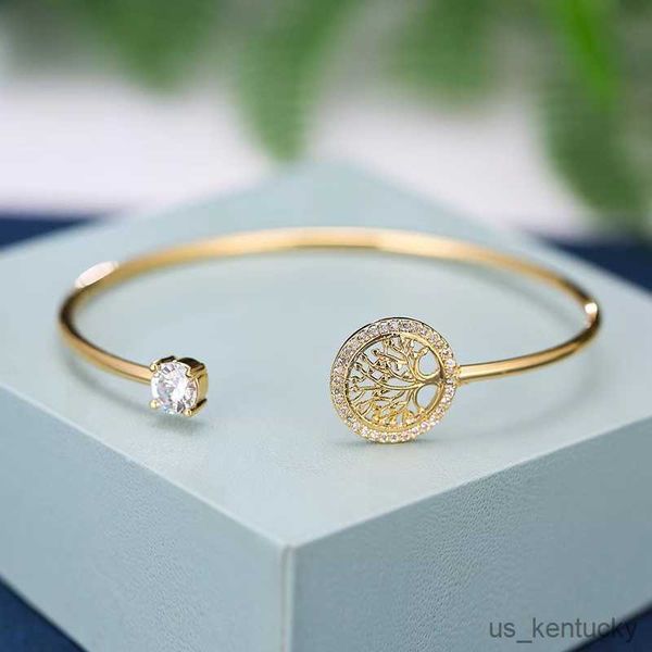 charm bracelets luxury tree of life simple open bracelet for women white zircon charm gold color bangles jewelry gift for women pulsera jer, Golden;silver
charm bracelets luxury tree of life simple open bracelet for women white zircon charm gold color bangles jewelry gift for women pulsera jer, Golden;silver