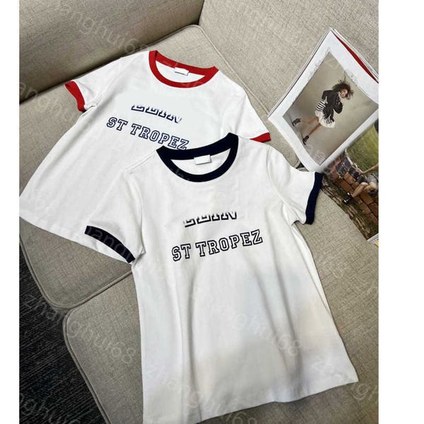 23ss tee womens t-shirt womens designer clothing round neck pure cotton stitching alphabet logo print short sleeve t-shirt womens clothes a1, White
23ss tee womens t-shirt womens designer clothing round neck pure cotton stitching alphabet logo print short sleeve t-shirt womens clothes a1, White