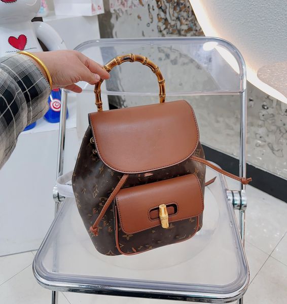 old flower fashion backpack women's trend backpack designer bag
