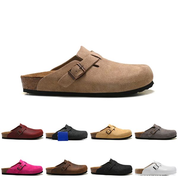 2023 luxury designer boston summer cork flat slippers leather slide favourite beach sandals casual shoes clogs fashion womens mens arizona m, Black
2023 luxury designer boston summer cork flat slippers leather slide favourite beach sandals casual shoes clogs fashion womens mens arizona m, Black