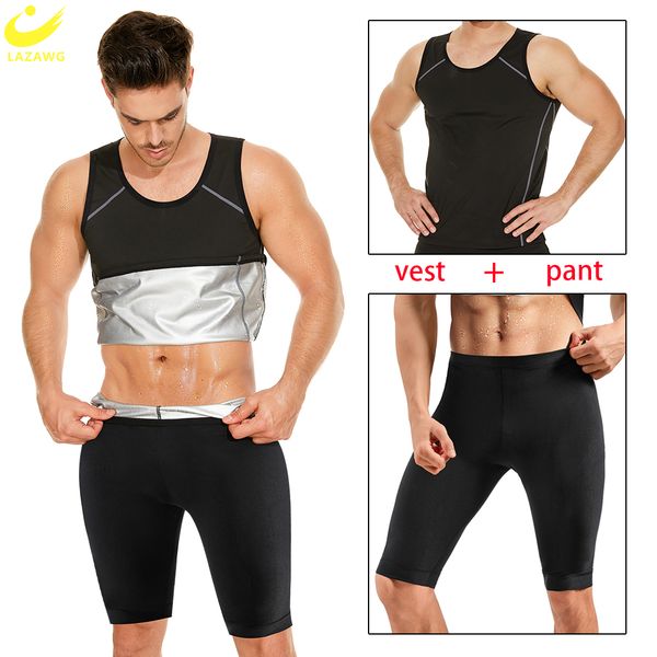 men's body shapers lazawg sauna suit for men sweat set slimming shorts weight loss vest high waisted pants fitness tank body shaper fat, Black;brown
men's body shapers lazawg sauna suit for men sweat set slimming shorts weight loss vest high waisted pants fitness tank body shaper fat, Black;brown