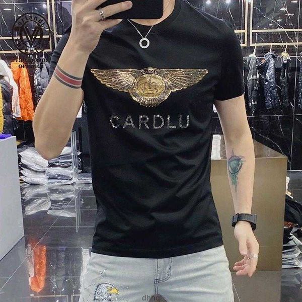 2023 summer mercerized cotton short sleeve t-shirt men's fashion net red ins diamond casual ice silk round neck half sleeveyylbyylb, White;black
2023 summer mercerized cotton short sleeve t-shirt men's fashion net red ins diamond casual ice silk round neck half sleeveyylbyylb, White;black