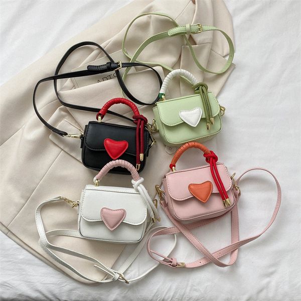 children cute love heart handbags princess crossbody bag 2023 summer baby girl's color matching single shoulder small square bag f1659, Black
children cute love heart handbags princess crossbody bag 2023 summer baby girl's color matching single shoulder small square bag f1659, Black