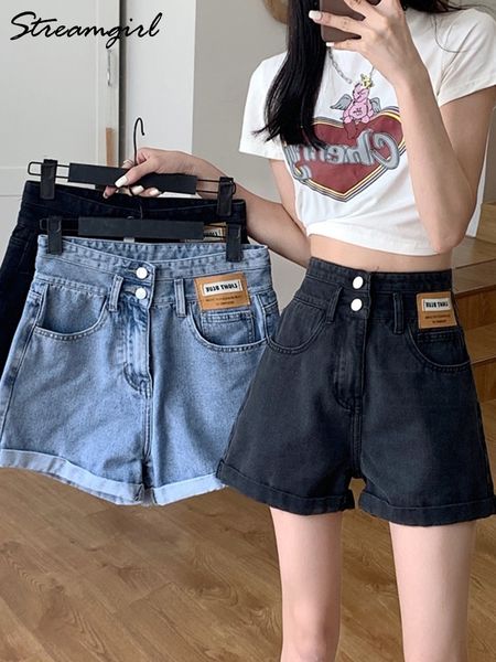 women's shorts streamgirl gray denim shorts women summer high waist thin a line shorts denim loose jean shorts for women summer short j, White;black
women's shorts streamgirl gray denim shorts women summer high waist thin a line shorts denim loose jean shorts for women summer short j, White;black