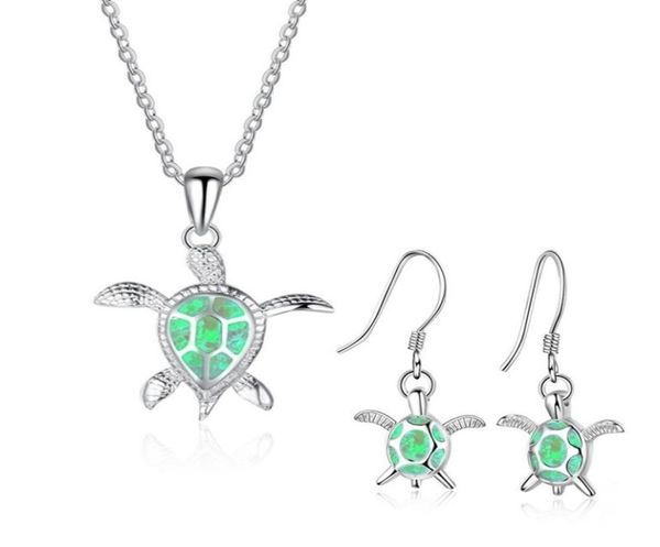 new cute sea turtle necklace earrings jewelry set trendy animal fire opal stud earring for girl women gift1728732, Silver
new cute sea turtle necklace earrings jewelry set trendy animal fire opal stud earring for girl women gift1728732, Silver