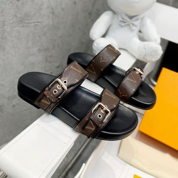 designer sandal women wide flat slipper platform sliders denim sandales hook loop nude sandles shoes classic brand beach casual woman leathe, Black 
designer sandal women wide flat slipper platform sliders denim sandales hook loop nude sandles shoes classic brand beach casual woman leathe, Black