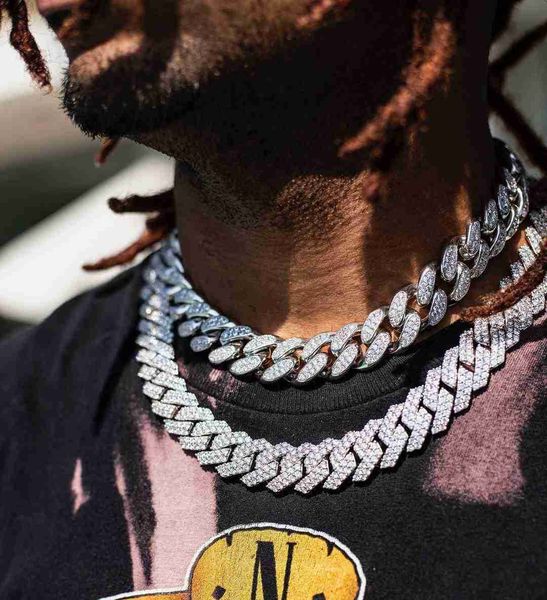 new fashion style quality gold plated men's iced out cuban necklace chains, Silver
new fashion style quality gold plated men's iced out cuban necklace chains, Silver