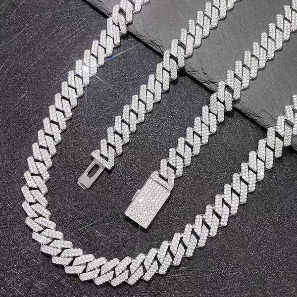 deluxe jewelry men moissanite diamond necklace luxury shiny silver necklaces cuban chains for man
deluxe jewelry men moissanite diamond necklace luxury shiny silver necklaces cuban chains for man