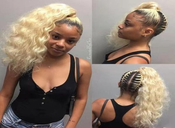 chic high blonde ponytail with braidsvirgin hair 10a 613 white blonde wet wavy ponytail hair extension 100g 120g140g1672136, Black
chic high blonde ponytail with braidsvirgin hair 10a 613 white blonde wet wavy ponytail hair extension 100g 120g140g1672136, Black