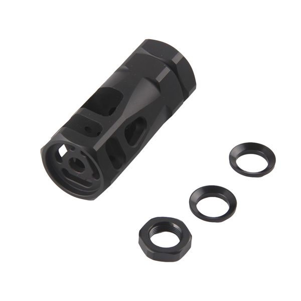 tactical accessories adjustment 1/2x28 5/8x24 matte black stainless steel muzzle devices with steel nut ring
tactical accessories adjustment 1/2x28 5/8x24 matte black stainless steel muzzle devices with steel nut ring
