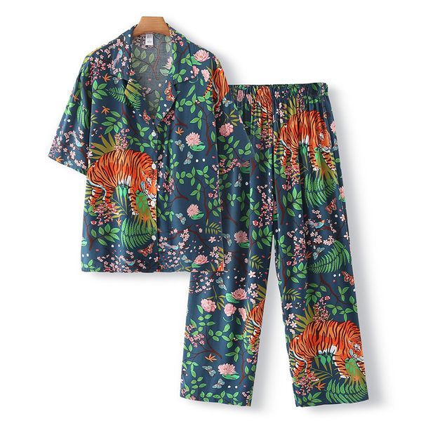 women's sleepwear tiger animals print cotton pajamas for women comfortable sleepwear ladies pajamas suit for spring and summer ladies h, Black;red
women's sleepwear tiger animals print cotton pajamas for women comfortable sleepwear ladies pajamas suit for spring and summer ladies h, Black;red