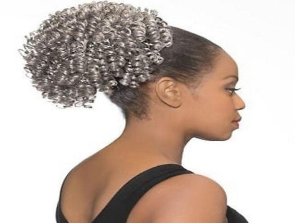 14inch short high afro kinky curly puff ponytail clip in white grey drawstring human hair ponytail clip in 120g6072351, Black
14inch short high afro kinky curly puff ponytail clip in white grey drawstring human hair ponytail clip in 120g6072351, Black