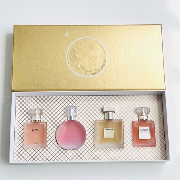festival gift perfume 4pcs set incense scent fragrance 4/25ml chance no.5 pairs co/co perfumes kit for woman frosted glass bottle
festival gift perfume 4pcs set incense scent fragrance 4/25ml chance no.5 pairs co/co perfumes kit for woman frosted glass bottle