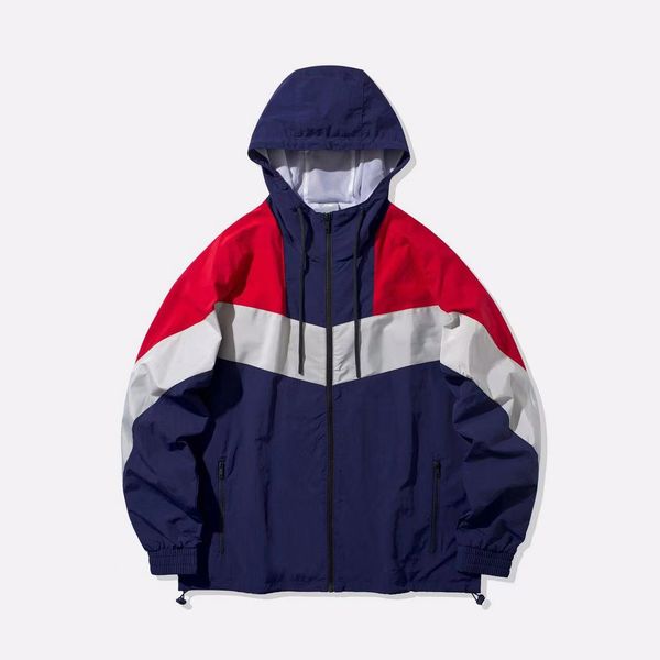 men sports jacket hooded stand collar windproof cardigan sun proof long sleeve sweatshirts striped contrasting varsity couple, Black;brown
men sports jacket hooded stand collar windproof cardigan sun proof long sleeve sweatshirts striped contrasting varsity couple, Black;brown