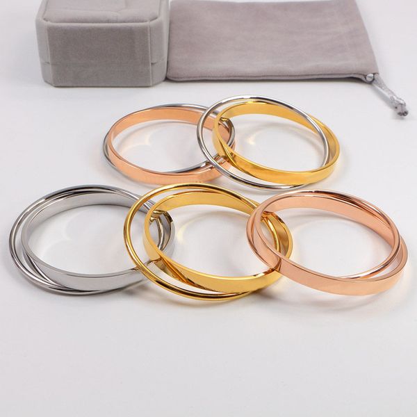 new designer fashion bangle luxury double ring cross gold bracelets trendy gorgeous jewelry gift women couple same style bracelet men gift, Black
new designer fashion bangle luxury double ring cross gold bracelets trendy gorgeous jewelry gift women couple same style bracelet men gift, Black