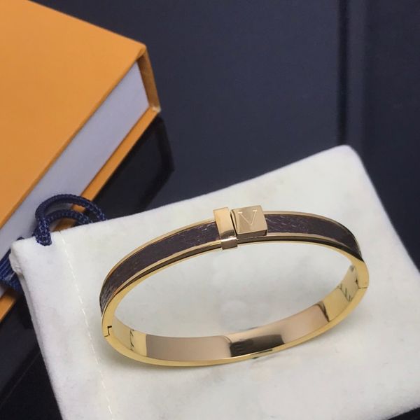 designer brown lenther bangle stainless steel love bracelets gold bangles women man screw bracelet old flower grid couple classic jewelry ac, Black
designer brown lenther bangle stainless steel love bracelets gold bangles women man screw bracelet old flower grid couple classic jewelry ac, Black