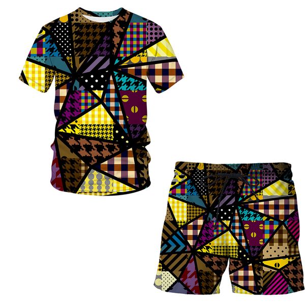 fashion trend new product 3d printing abstract pattern style oversized t-shirt summer men's short sleeves+shorts sports set, White;black
fashion trend new product 3d printing abstract pattern style oversized t-shirt summer men's short sleeves+shorts sports set, White;black