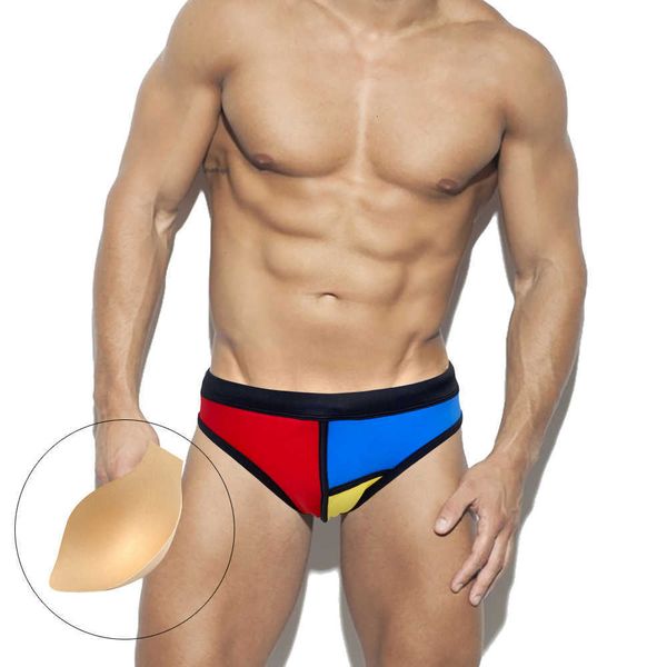 men's clothing jessborn trendy cup covered triangle swimsuit colored low rise seaside spring summer, White;black
men's clothing jessborn trendy cup covered triangle swimsuit colored low rise seaside spring summer, White;black