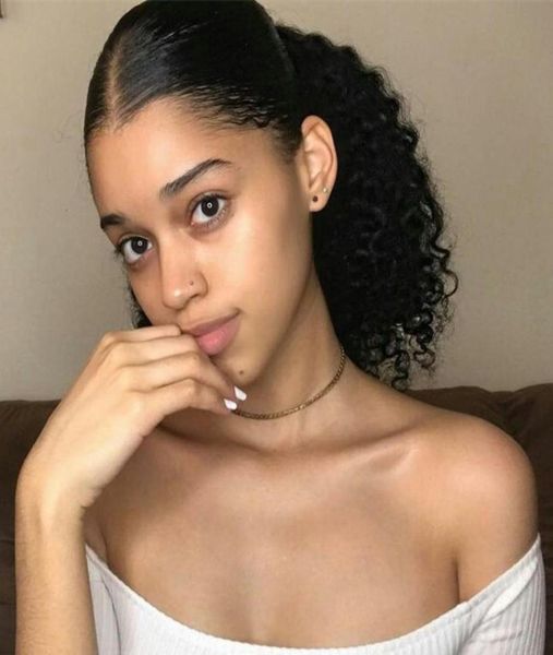 3c 4c afro kinky curls ponytailer cabelo humano natural clip in ponytails hair pieces haarstukje paardenstaart met 120g9493041, Black
3c 4c afro kinky curls ponytailer cabelo humano natural clip in ponytails hair pieces haarstukje paardenstaart met 120g9493041, Black