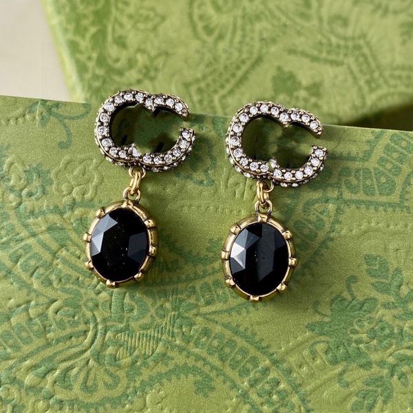 various vintage luxury style simple letter women designer cuban studs fashion couple earrings jewelry, Golden;silver
various vintage luxury style simple letter women designer cuban studs fashion couple earrings jewelry, Golden;silver