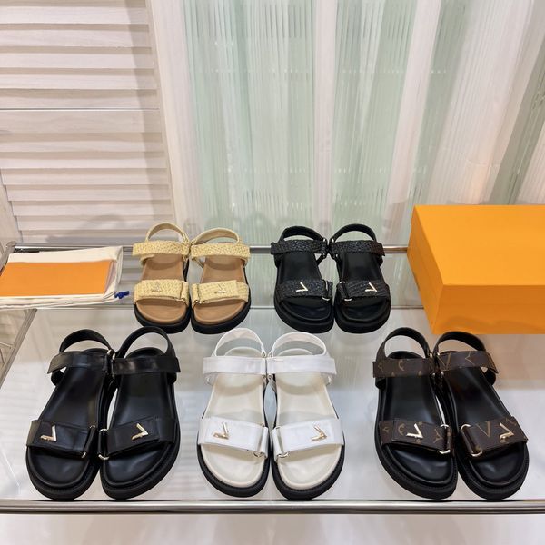 womens designer sandal wide flat sandals platform sliders sandales nude sandles shoes classic brand beach casual woman beach sandels genuine, Black
womens designer sandal wide flat sandals platform sliders sandales nude sandles shoes classic brand beach casual woman beach sandels genuine, Black