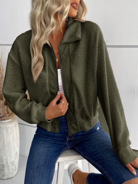 women's jackets jim nora women winter warm sherpa lapel collar zipper blouses casual shirt jacket female clothes coat outwear fashion, Black;brown
women's jackets jim nora women winter warm sherpa lapel collar zipper blouses casual shirt jacket female clothes coat outwear fashion, Black;brown