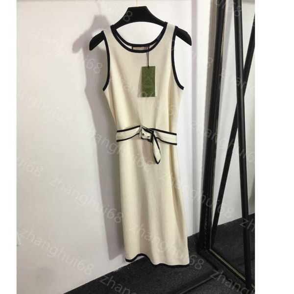 23ss womens designer clothing summer dresses women dress back logo embroidery belt waist collection knitted vest dress womens clothing a1, Black;gray
23ss womens designer clothing summer dresses women dress back logo embroidery belt waist collection knitted vest dress womens clothing a1, Black;gray