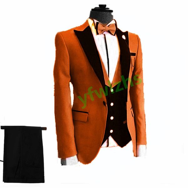 wedding tuxedos one button men suits groomsmen peak lapel groom tuxedos wedding/prom man blazer jacket pants vest tie w125111119, Black;gray
wedding tuxedos one button men suits groomsmen peak lapel groom tuxedos wedding/prom man blazer jacket pants vest tie w125111119, Black;gray
