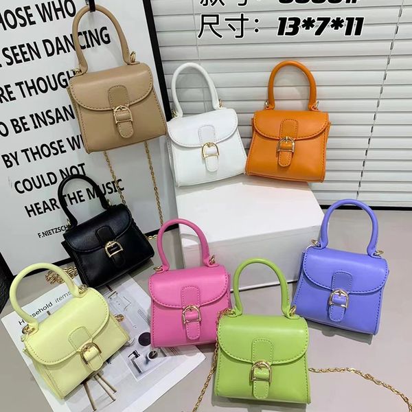 2023 girls candy color mini small handbags summer solid kids one shoulder bag fashion simple cross-body chain women messenger bag f1664, Black
2023 girls candy color mini small handbags summer solid kids one shoulder bag fashion simple cross-body chain women messenger bag f1664, Black