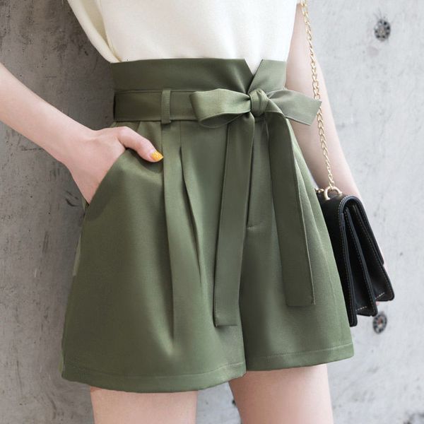 women's shorts spring summer casual vintage all-match chiffon fashion shorts for women bow lacing wide leg high casual pants streetwear, White;black
women's shorts spring summer casual vintage all-match chiffon fashion shorts for women bow lacing wide leg high casual pants streetwear, White;black