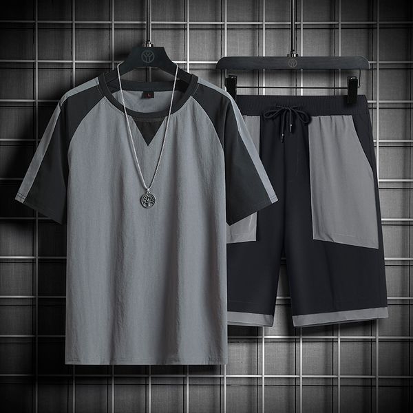 men's tracksuits men sets summer casual harajuku tracksuit patchwork men's hip hop streetwear sweat suit t-shirtshorts outfit clot, Gray
men's tracksuits men sets summer casual harajuku tracksuit patchwork men's hip hop streetwear sweat suit t-shirtshorts outfit clot, Gray