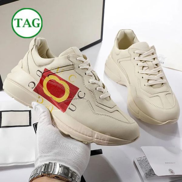 casual shoes mens womens designer chunky rhyton leather printed sneaker platform old daddy luxury vintage trainers ladies thick bottom straw, Black
casual shoes mens womens designer chunky rhyton leather printed sneaker platform old daddy luxury vintage trainers ladies thick bottom straw, Black