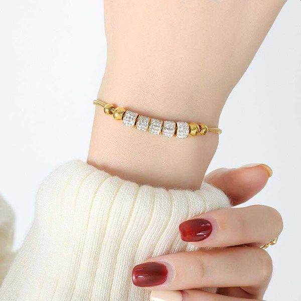 rhinestone encrusted jewelry strand ring hole beads string bracelet high grade sense entry lux elegant personality fashion ornament does not, Black
rhinestone encrusted jewelry strand ring hole beads string bracelet high grade sense entry lux elegant personality fashion ornament does not, Black