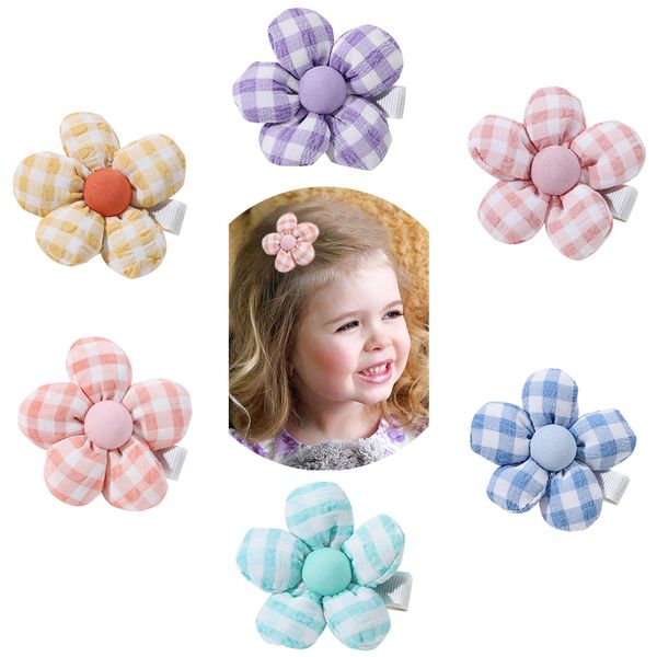 16152 europe baby girls flower hair clip kids sweet cotton plaid cloth barrette candy color barrettes children hair accessory, Slivery;white
16152 europe baby girls flower hair clip kids sweet cotton plaid cloth barrette candy color barrettes children hair accessory, Slivery;white