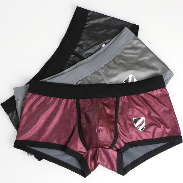 underpants 3pcs/lot brave person men imitation leather boxer shorts underwear men underpants u convex pouch underwear male boxers 230515, Black;white
underpants 3pcs/lot brave person men imitation leather boxer shorts underwear men underpants u convex pouch underwear male boxers 230515, Black;white