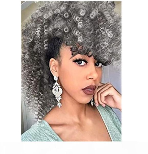 high puff afro ponytail drawstring silver grey natural highlights two tone mixed mohawk kinky brazilian hair bun with bangswrap 5047882, Black
high puff afro ponytail drawstring silver grey natural highlights two tone mixed mohawk kinky brazilian hair bun with bangswrap 5047882, Black