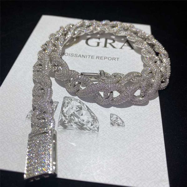 full iced out classic box clasp moissanite cuban link chain fine hip hop men jewelry s925 cuban necklace bling diamond chain, Silver
full iced out classic box clasp moissanite cuban link chain fine hip hop men jewelry s925 cuban necklace bling diamond chain, Silver
