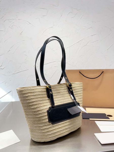 23ss women summer beach bags designer tote bags straw lady large capacity busket handbag casual weaving raffia shopping bag
23ss women summer beach bags designer tote bags straw lady large capacity busket handbag casual weaving raffia shopping bag