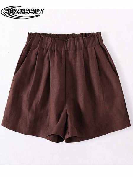 women's shorts cotton linen women's summer shorts loose wide leg black shorts literary casual solid elastic waist comfortable cott, White;black
women's shorts cotton linen women's summer shorts loose wide leg black shorts literary casual solid elastic waist comfortable cott, White;black