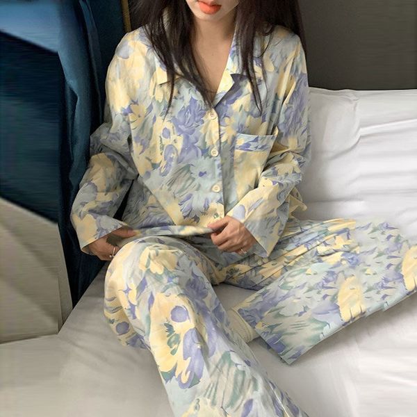 women's sleepwear women pajama sets spring autumn long sleeve floral vintage fashion nightwear loose elegant pyjamas female leisure 2-p, Black;red
women's sleepwear women pajama sets spring autumn long sleeve floral vintage fashion nightwear loose elegant pyjamas female leisure 2-p, Black;red