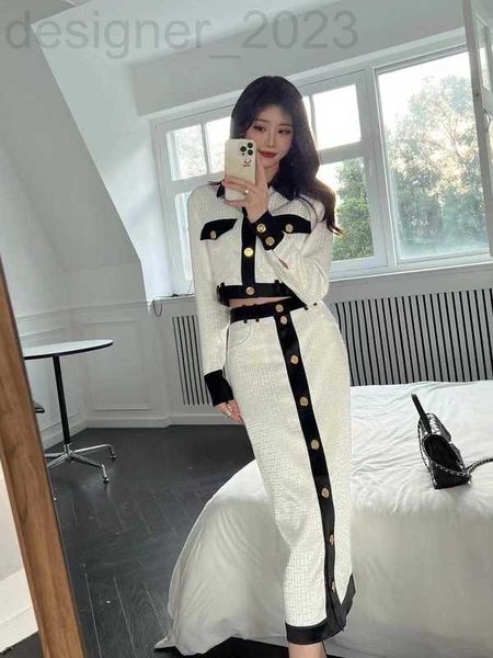 two piece dress luxuriousm rand women's pie sets new autumn winter high-quality fashion jacket skirt womens suit designer casual spring, White
two piece dress luxuriousm rand women's pie sets new autumn winter high-quality fashion jacket skirt womens suit designer casual spring, White