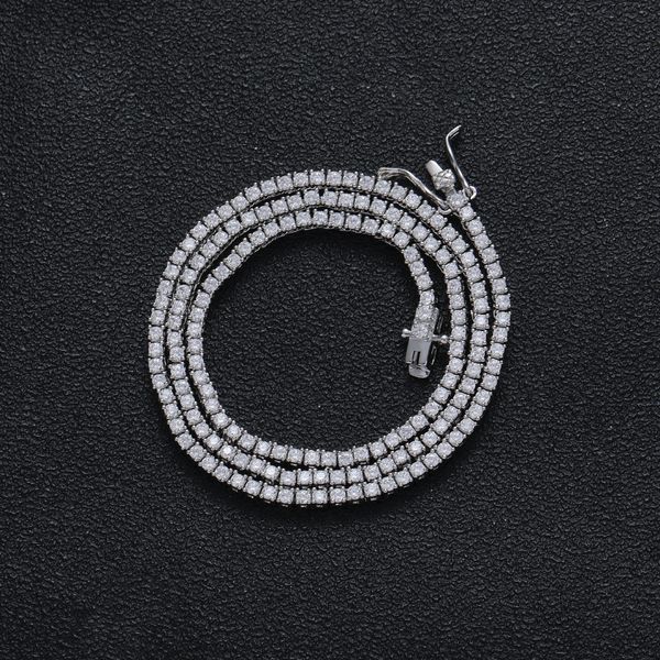 pendant necklaces 2mm tennis chain necklace brass set cz iced cubic zirconia bc210 230512, Silver
pendant necklaces 2mm tennis chain necklace brass set cz iced cubic zirconia bc210 230512, Silver