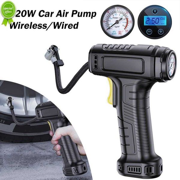 new 120w car air pump wireless/wired tire inflatable pump portable car air compressor electric car tire inflator for car bicycle
new 120w car air pump wireless/wired tire inflatable pump portable car air compressor electric car tire inflator for car bicycle