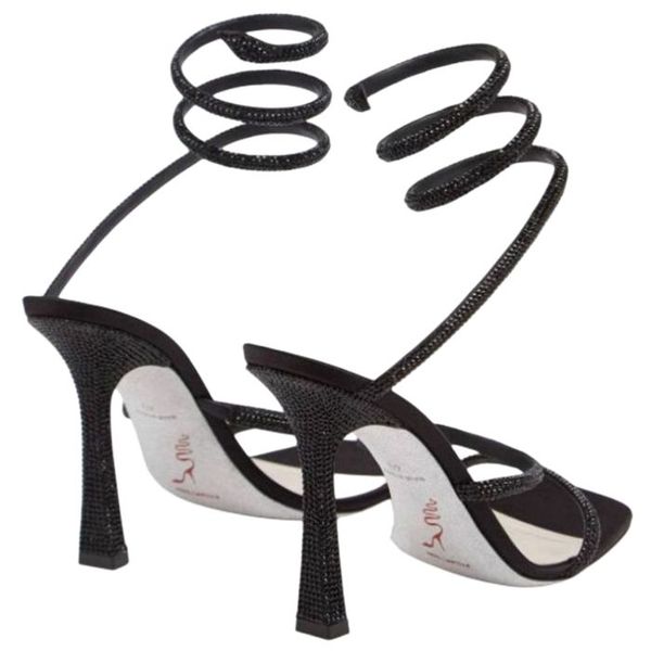 designers rene caovilla stiletto heels sandals margot wraparound crystal-embellished sandals dress shoe ladies slipers rhinestone studded sh, Black
designers rene caovilla stiletto heels sandals margot wraparound crystal-embellished sandals dress shoe ladies slipers rhinestone studded sh, Black