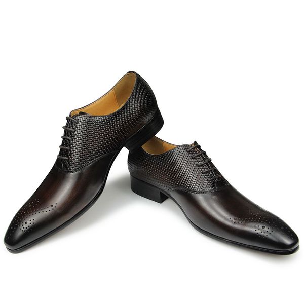 mens genuine leather business shoes wedding oxfords lace-up pointed toe shoes luxury dress brogues shoes black green coffee
mens genuine leather business shoes wedding oxfords lace-up pointed toe shoes luxury dress brogues shoes black green coffee