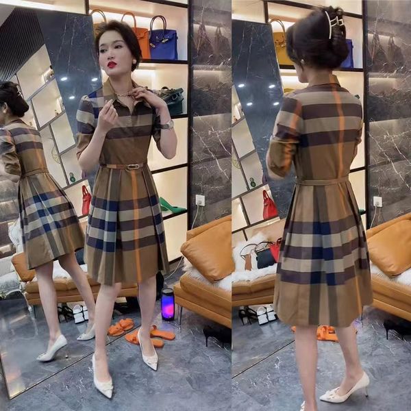 dresses for women 2023 korean fashion summer dress women short sleeve luxury casual plaid party shirts dress ladies clothing with belt vesti, Black;gray
dresses for women 2023 korean fashion summer dress women short sleeve luxury casual plaid party shirts dress ladies clothing with belt vesti, Black;gray